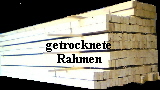 getrocknete 
Rahmen